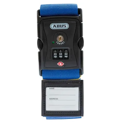 Produktbild von ABUS Kofferband-Schloss 620TSA/192 - USA Reise, Zahlencode, 1 Stk., Blau