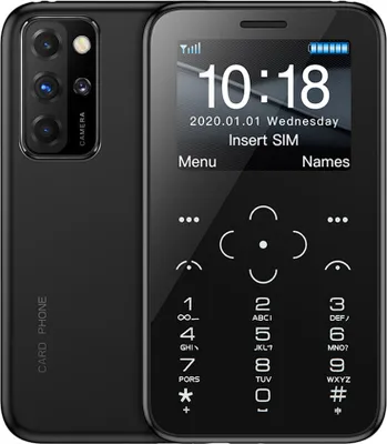 Produktbild von S10p Mini Card Handy 2g Gsm 800mah Ultradünne kleine tragbare Schwarz