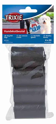 Image de Trixie Sachets pour déchets canins - 4 x 20 sachets