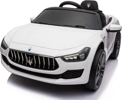 Produktbild von TPFLiving Elektro-Kinderauto Maserati Ghibli weiß - Sportwagen für Kinder - Kinderauto Maserati Ghibli - Elektroauto für Kinder - Kinderfahrzeug ab 3 Jahren