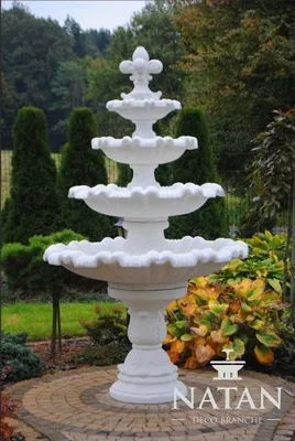 Immagine prodotto di Fontana Giardino Laghetto Fontana 224cm Pietra Fontana Giardino Fontana Fontaine Nuovo