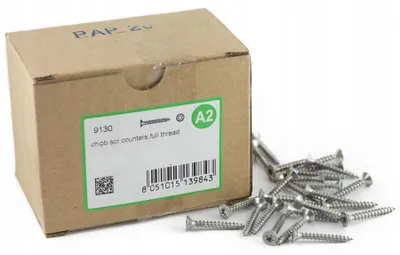 Produktbild von DekorStal Schraube Edelstahl Senkkopf M5x80 100 Stück
