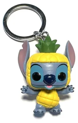 Zdjęcie produktu dla FUNKO POP! KEYCHAIN Stitch as Pineapple, Brelok na klucze, Wielobarwny, Winyl, Lilo & Stitch, 102 mm, Pudełko