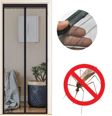 Produktbild von Magnetisches Insektenschutzgitter für Balkontüren Terrassentüren ohne Bohren 105x205 cm