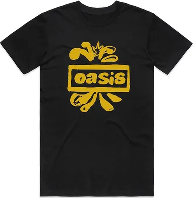 Produktbild von Oasis - T-Shirt für Herren/Damen Uni RO2379 (L) (Schwarz)