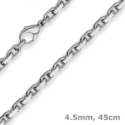 4-5mm-Ankerkette-diamantiert-aus-925-Silber-rhodiniert-45cm