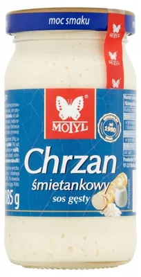 Zdjęcie produktu dla Chrzan Śmietankowy Motyl 185 g