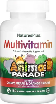 Produktbild von Natures Plus Animal Parade Assorted Multivitamin 180 Lutschtabletten