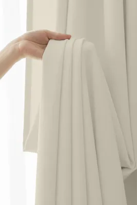 Produktbild von Viva Verdunkelungsvorhang 140x270 cm in Beigefarben, 100% Polyester, 3in1 Aufhängung