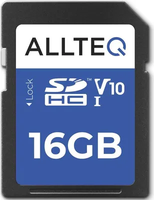 Obrázok produktu pre Allteq ALLSDH16G-100V10, 16 GB, SD, 100 MB/s, 40 MB/s