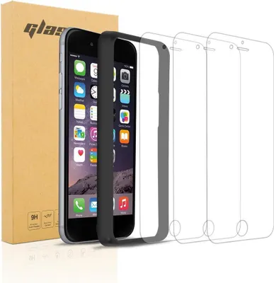 Produktbild von Cadorabo 3x Panzerfolie für Apple iPhone 6 / 6S Schutzfolie in natur Folie Tempered Display Schutzglas