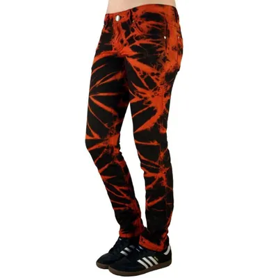 Produktbild von Rock Rag - Bleach, Frauenhose Orange im Slim-Fit-Style