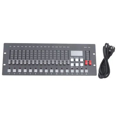 Obrázek produktu pro Řídicí jednotka DMX DMX512 Řídicí jednotka jevištního osvětlení bez nastavení scény HD LED displej