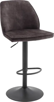 Produktbild von Barhocker OTTAWA BAR Barstuhl Velour Optik anthrazt