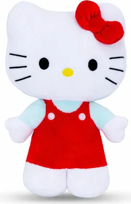 Produktbild von Hello Kitty Kuscheltier Plüschtier 23 cm Stofftier Schleife rot