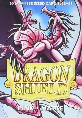 Produktbild von Dragon Shield Matte-Hüllen – Rosa (60 Stück)
