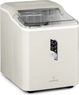 Produktbild von Klarstein Eiswürfelmaschine für Zuhause Camping Gastro, Schnelle Mini Eiswürfelmaschine Klein, Profi Eismaschine für Große Kleine Klare Eiswürfel, Selbstreinigend mit 1,5L Eiswürfelbehälter, 12kg/24h