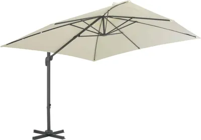Obrázek produktu pro vidaXL Slunečník s hliníkovým stožárem 300 x 300 cm písek