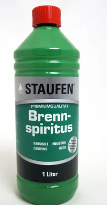 Produktbild von Staufen Brennspiritus 1L – Vielseitig einsetzbar als Reiniger und Brennstoff