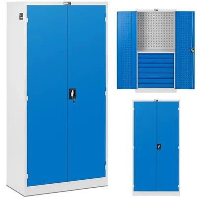 Productafbeelding van Werkplaatskast – Gereedschapskast – Opbergkast – Stalen Kast – 7 Lades – 182x92x46 cm – 350 kg