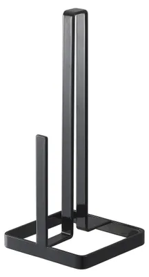 Produktbild von Yamazaki 6782 TOWER Küchenrollenhalter, Black, Stahl, Minimalistisch, 11 x 11 x