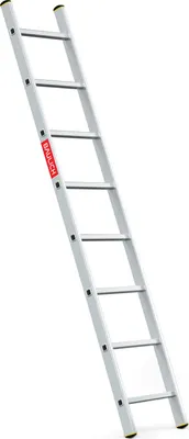 Immagine prodotto di Baulich | Scala - Scala in alluminio - Scala a pioli - 8 gradini - 150 kg - Scala leggera - Altezza massima di lavoro 3,20 m