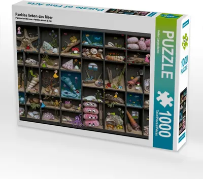 Produktbild von Calvendo Pankies lieben das Meer 1000 Teile Puzzle quer 640x480mm, Langenkamp Heike; 7311053