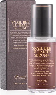 Obrázek produktu pro Benton Snail Bee Ultimate Serum Plus - Prémiové sérum se šnečím mucinem a včelím jedem - 35 ml