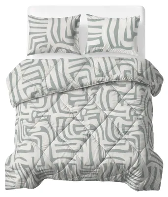 Imagen del producto de Sleeptime. Manta suave color verde, 240 x 200 cm, con fundas de cojín