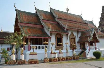Produktbild von hansepuzzle 24601 - Tempel in Thailand Puzzle, 500 Teile, Gebäude, 46,0 x 30,0cm mit hochwertiger Aufbewahrung, Kartonbox & Beutel