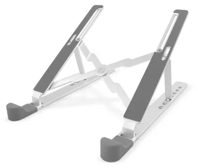 Produktbild von 1Life 1IFENBCXENOGR, Laptop- & Tablet-Ständer, Grau, Edelstahl, Aluminium, Gummi, 43,9 cm (17.3"), 15 - 40°, 168 mm