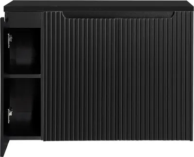 Produktbild von Waschtisch-Unterschrank 100cm, in schwarz, NEWPORT-56-BLACK