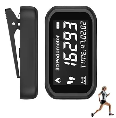 Zdjęcie produktu dla Krokomierz 3D żyroskop tracker fitness licznik kroków kalorii