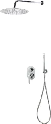 Image de Système de douche Acier inoxydable 201 Argenté