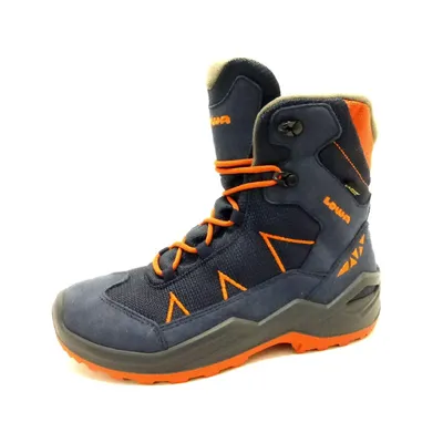 Produktbild von Lowa Kinder Hiking Stiefel JONAS GTX MID Blau Orange