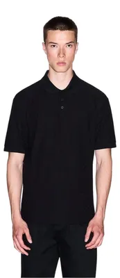 Produktbild von Armani Exchange - Poloshirt für Herren, Strukturiert, Regulär GT22212 (L) (Schwarz)