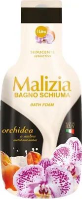 Immagine prodotto di Bagno Schiuma orchidea e ambra grigia 1l - Malizia
