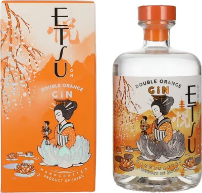 Immagine prodotto di Etsu Gin DOUBLE ORANGE Edizione limitata 43% Vol. 0,7l in confezione regalo