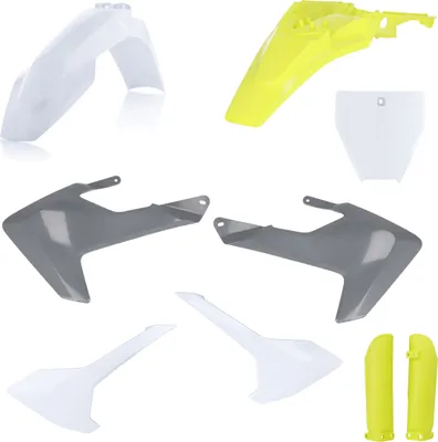 Obrázok produktu pre ACERBIS sada kapotáže 9 dielov 2023 model žltá/biela/šedá pre HUSQVARNA TC 65