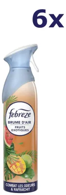 Obrázok produktu pre 6x Febreze Air Mist – 185 ml – osviežovač vzduchu s vôňou exotického ovocia