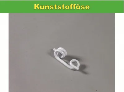 Produktbild von Kunststofföse für Litze zu Kunststoffpfahl 19mm 25er Beutel