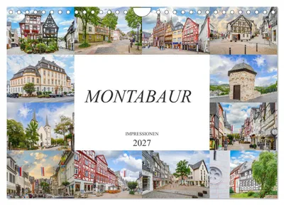 Produktbild von Montabaur Impressionen (Wandkalender 2027 DIN A4 quer), CALVENDO Monatskalender