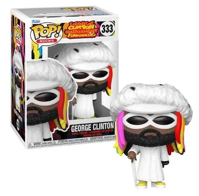 Imagen del producto de Funko George Clinton POP! Rocks, figura de vinilo, 9 cm