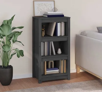 Produktbild von Maison Exclusive - Bücherregal Grau 50x35x97 cm Massivholz Kiefer