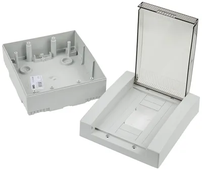 Productafbeelding van Electraline 60436, verdeeldoos met deur, IP44, 8 compartimenten