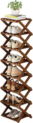 Obrázok produktu pre Botník, skladací, X-tvar, 260x260x170 mm, pre predsieň