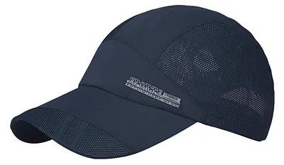Produktbild von Mesh Baseball Cap mit UV-Schutz, atmungsaktiv, schnell trocknend, verstellbar, Dunkelblau