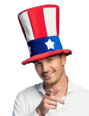 Produktbild von USA-Zylinderhut für Erwachsene - Einheitsgröße