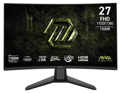 Obrázek produktu pro MSI MAG 274CF X24, 68,6 cm (27"), 1920 x 1080 px, Full HD, 0,5 ms, Černá