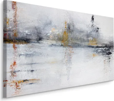 Immagine prodotto di Favolosa carta da parati su tela 120x80 cm XXL stampa d'arte pittura astratta colorata